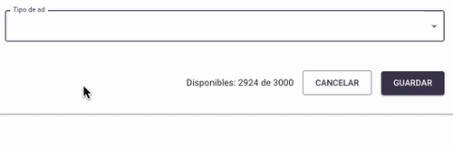 Tipo de Ad